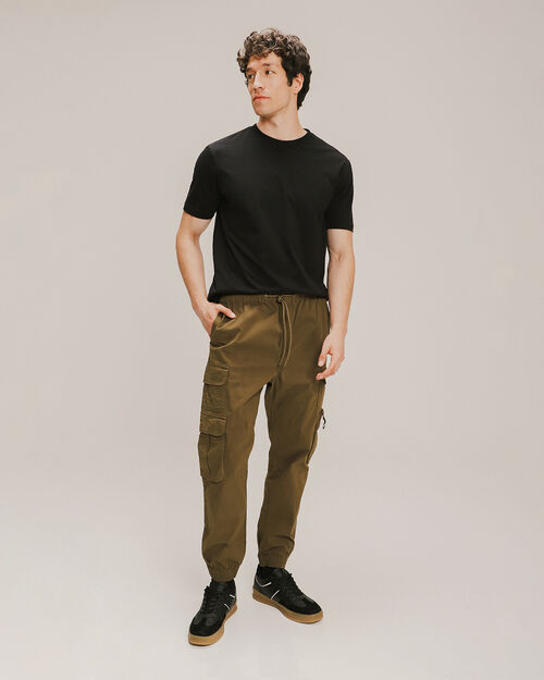 Jogger Cargo Básico Verde